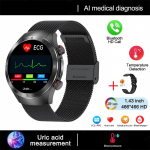 Bluetooth k&otilde;ne EKG+PPG Uus nutikell meeste tervisekell pulsikell IP68 veekindel Fitness Tracker nutikell