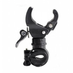 Multifunktsionaalne iseklambriga taskulambi valgusklamber, must p&ouml;&ouml;rlev taskulambiklamber jalgrattas&otilde;iduvarustus must