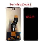 LCD-ekraan Infinix Smart 8 X6525 jaoks, LCD-ekraan, puuteekraan, digitaiser, t&auml;ielik koostis, varuosa must