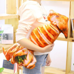 Simuleeritud toidupadi, loomingulised ja isikup&auml;rased omap&auml;rased kanajalad, kanatiivad, krevettide ja krevettide trikkide m&auml;nguasjad grilled fish-20cm