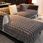 Universaalne libisemisvastane diivanikate Paks pl&uuml;&uuml;s diivanimatt Talvine soe diivanir&auml;tik pestav diivanikatted elutuppa 110*240CM