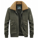 Uus Autumn Plus Velvet Polsterdatud soe jope Plus Velvet Tooling Coat M