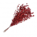 1 Bouquet Beaded Stick Bouquet Realistic Wide Application Plastic Floral String Imitation kuldne