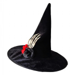 Trendikas teismeline n&otilde;iam&uuml;ts kolju k&auml;e roosi aplikatsiooniga moodne t&auml;iskasvanute teismeline n&otilde;iam&uuml;ts halloweeni karnevalid cosplay m&uuml;ts