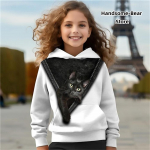 T&uuml;drukute 3D-kassi kapuutsiga pullover, pikkade varrukatega 3D-prindiga lasteriiete mood kost&uuml;&uuml;mid t&uuml;drukutele vanuses 2&ndash;12 aastat 120