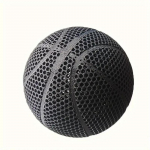 3D-prinditud k&otilde;rge elastsusega luukere korvpallid T&auml;iskasvanud &Otilde;pilane Korvpall L&auml;bim&otilde;&otilde;t 22CM/24CM Diameter 24cm must