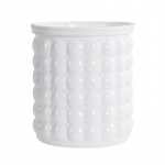 Mini isekastvad lillepotid, l&auml;bipaistvad plastikust taimepotid, isekastvad istutuspoti vaas kodu kaunistamiseks valge