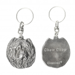 Chow Chow - Silver-plated dog pendant, handbag decoration, backpack pendant by Art-Dog brand