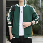 Meeste jakk s&uuml;gis Korea stiilis trendikas br&auml;nd lahtised suured riided meeste noorte vabaaja pesapallialus krae jakk meestele M