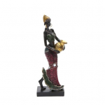 Beauty Miniature Girl Statue Atraktiivne s&uuml;nteetilisest vaigust kaunistus kuldne