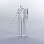 5 ml l&auml;bipaistev t&uuml;hi huulel&auml;ike toru isetehtud plastist elegantne vedela huulepulga konteiner &uuml;mmargune mini huulel&auml;ike proovipudel 5ml