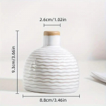 1 tk lilleseade, valge dekoratiivne vaas lillevaas geomeetriline kodukaunistus