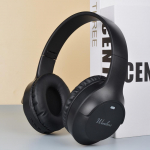 Retro HIFI Bass Bluetooth spordipeakomplekt must