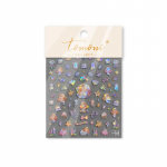 Shell Light Mermaid Nail Art kleebis Ise ise teha loomingulisi dekoratiivseid kleebiseid to4130