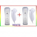 YSFMODE&reg; 2 Manettes Motion Plus Blanc + 2 nunchuck Blanc pour WII