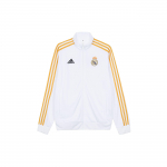 Adidas Real Madrid Jalgpalli Seeria Seisukrae Vabaaja Spordipikkade Varrukatega Jakk Meeste Jakk Valge HY0618 S