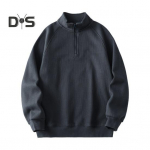 Meeste s&uuml;gistalvine kampsun poolt&otilde;mblukuga krae lahtine &uuml;hev&auml;rviline lahtised pikad varrukad Retro Raglan &otilde;lgadega vabaaja igap&auml;evane riietus L armee roheline v&auml;rv