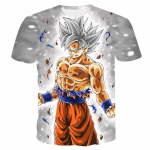 Laste riided Anime Dragon Ball Poiss T&uuml;drukud T-s&auml;rk T-s&auml;rk Goku 3D Prinditud L&uuml;hikeste Varrukatega Harajuku Meeste Topid Tees Poisid T&uuml;drukud R&otilde;ivad 140