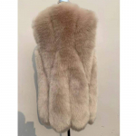Karusnahast Talvine Uus Korea soe karusnahast vest naiste keskmise pikkusega Korea Slim Fit Faux Fox kasukas S