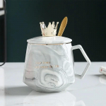 420 ml uus kroonkruus lusikakaanega Kohvitassid J&otilde;ulutass tee jaoks Originaalkruusid Tasuta kohaletoimetamine Keraamika ja keraamika Reisid 420ml