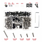 177 tk universaalne mootorratta esiklaasi kere kaitsepoldid, kruvid Honda Yamaha Kawasaki Suzuki Eprilla Triumph MV Agusta jaoks