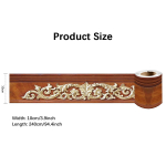 Pikkus 240 cm Luksuslik p&otilde;randaliistud Nurga seinakleebis Vannitoa Kontori klaasist v&ouml;&ouml;joon Kodusisustus Veekindel p&otilde;rand Lainejuht Kunsttapeet 10cmX240cm