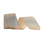 Christmas Ribbon DIY Xmas Decoration Versatile Wired 2.5 inch x 10 Yards for Bow Birthday Home