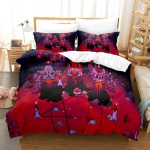 Cult Of The Lamb Voodipesukomplekt &Uuml;heinimese Twin T&auml;iskasvanu Queen King Suurusega Voodi T&auml;iskasvanu Laste Magamistuba Tekikott 3D Prindiga Anime Voodilina 70x133cm 2pcs