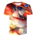 8 v&auml;rvi naljakas multikas ONE PIECE T s&auml;rk Lahe meeste t-s&auml;rk O kaelusega vabaaja Unisex t&auml;navar&otilde;ivad Anime mood Tee Camisetas Ropa Hombre XXXL