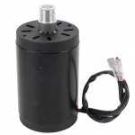 180 W jooksulindi ajamimootor Madala m&uuml;ratasemega harja alalisvoolumootor karvaeemaldusmasina jaoks jooksulindi savimasina t&uuml;hijoonistusmasin must