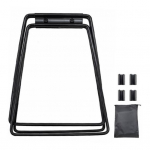 Kokkupandav jahutusalus koos libisemisvastase matiga hoiukotiga roostevabast terasest kaasaskantav v&auml;limatkaja matkatelk h&otilde;be