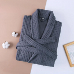 2 Layer Waffle Hotel Robe meeste 100% puuvillane kimono hommikumantel k&auml;ter&auml;tik Hommikumantel imav r&uuml;&uuml; Naiste pikk pidžaama pidžaama M hall