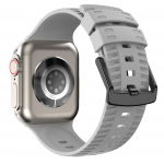 Rehvimustriga rihm Apple Watch Ultra Band 49mm 44mm 45mm 41mm 42mm 38mm silikoonist Correa k&auml;ev&otilde;ru IWatch Series 8 Se 7 6 5 4 38 40 41MM hall v&auml;rv
