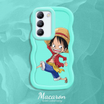 V&auml;rvitud muster Big Wave Edge pehme silikoon materjal Macaron telefoni &uuml;mbris p&otilde;rutuskindel kaitsev kummist korpus OnePlus Vivo Motorola Moto jaoks Vivo V27 5G must