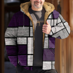 Meeste retroprinteriga jakk Meeste kevadine ja s&uuml;gisene vabaaja trendi lukuga kapuutsiga jakk XXXXXL