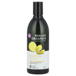 Avalon Organics, Bath & Shower Gel, Lemon, 12 fl oz (355 ml) black