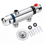 Termostaatiline du&scaron;isegisti baar Seinale paigaldatav du&scaron;isegisti kraan Kuum k&uuml;lm vesi segisti ventiil Vannitoa du&scaron;ikraan l&uuml;litiga otsik kraan CHINA