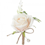4 TK Kunstlik roosikorsa ja boutonniere komplekt Korsak&auml;ev&otilde;ru ballide kaunistamiseks Boutonniere meestele Pulmalilled Aksessuaarid Peo&uuml;likonna kaunistamine sinine