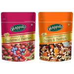 Happilo Premium International p&auml;hklid ja marjad, 200g ja Happilo Premium International Super Mix marjad, 200g
