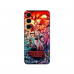 Coque - Maniacase - Samsung Galaxy S24 FE - Noir - Souple - Stranger Things Saison 4