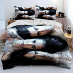 Uus film The Vampire Diaries voodipesukomplekt &Uuml;hekohaline Kaksik T&auml;issuuruses Kuninganna Kuningas Suuruses Voodikomplekt T&auml;iskasvanud Laps Magamistuba Tekikotikomplekt Kodutekstiil AU Single 140x210cm