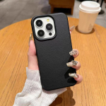 Telefoni&uuml;mbris iPhone 11 13 XR XS Max &uuml;mbrisele iPhone 12 14 15 16 Pro Max 12 Pro 15 Plus Nahast v&auml;rvitud veekindel kukkumis- ja kulumiskindel multikas iPhone 16 Pro Max roosa