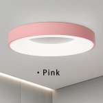 LED Laevalgusti Nordic Macaron Ringikujuline 110V-260V H&auml;mardatav Magamistuba Koridor T&ouml;&ouml;tuba R&otilde;du Lastetuba Koduvalgusti Diameter -40cm hall