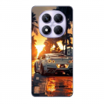 Coque - Maniacase - Xiaomi Redmi Note 14 Pro 5G - Souple - Noir - Couch&eacute; de soleil