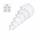 Couvercles r&eacute;utilisables en Silicone pour aliments, 12 pi&egrave;ces, extensibles, &eacute;lastiques, r&eacute;glables, pour bol, micro onde,*FL11761