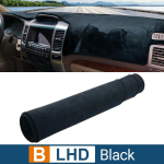 Toyota Land Cruiser Prado 120 J120 2003-2006 2007 2008 2009 jaoks Auto Armatuurlaua Kate V&auml;ltige Valgust Pad Anti-UV Vaibad Libisemiskindel Matt gray
