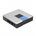 VoIP-l&uuml;&uuml;s Internetitelefon 2 pordi adapter SIP RJ45 kaabel Linksys PAP2T jaoks US PLUG