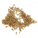 500 tk &Otilde;&otilde;nesneet Messing Dekoratiivne L&auml;bi Auk Suurep&auml;rane Korrosioonikindlus Vask &Otilde;husilm 1.7x3.5x2.8mm