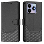 Nahast Rahakott Vastupidav RFID-blokeeriv Kaardihoidja P&otilde;rutuskindel Jalg Kaitsev Klappkate ZTE Nubia S 5G A403ZT/ZTE Blade V70/Z60 Ultra jaoks ZTE Nubia Focus Pro 5G must
