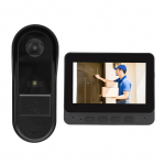 Traadita videouksenupu &ouml;ise n&auml;gemisega 1080P 8MP 170 kraadi lainurk kahesuunaline vestlus IP66 veekindel koos